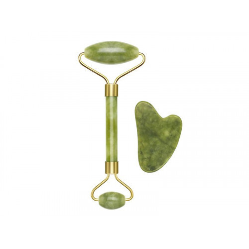 Detail produktu C301ABE101 - Nefritový masážní váleček & Gua Sha masážní kámen C301ABE101 -