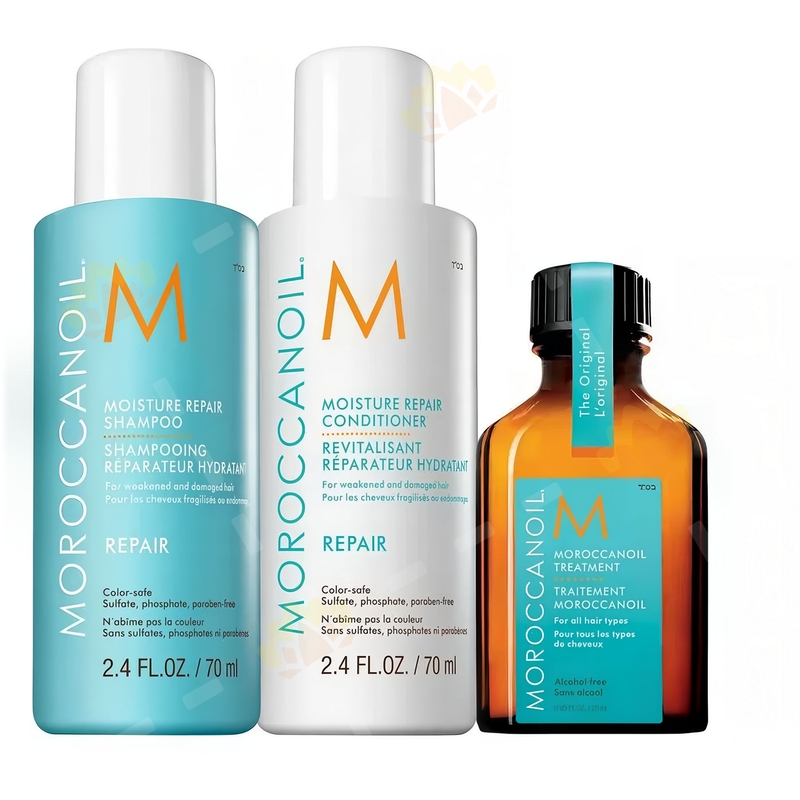 Detail produktu Repair Moisture Travel Trio - Dárková sada vlasové kosmetiky Repair Moisture