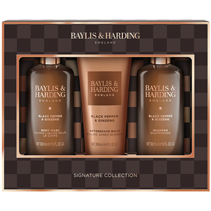 Detail produktu Men Hair & Body Care Set ( Černý pepř & Ženšen ) - Dárková sada péče pro muže Men Hair