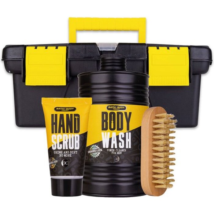 Detail produktu Bath Body Toolkit Bath Gift Set Small Toolbox - Dárková sada pro muže Bath Body