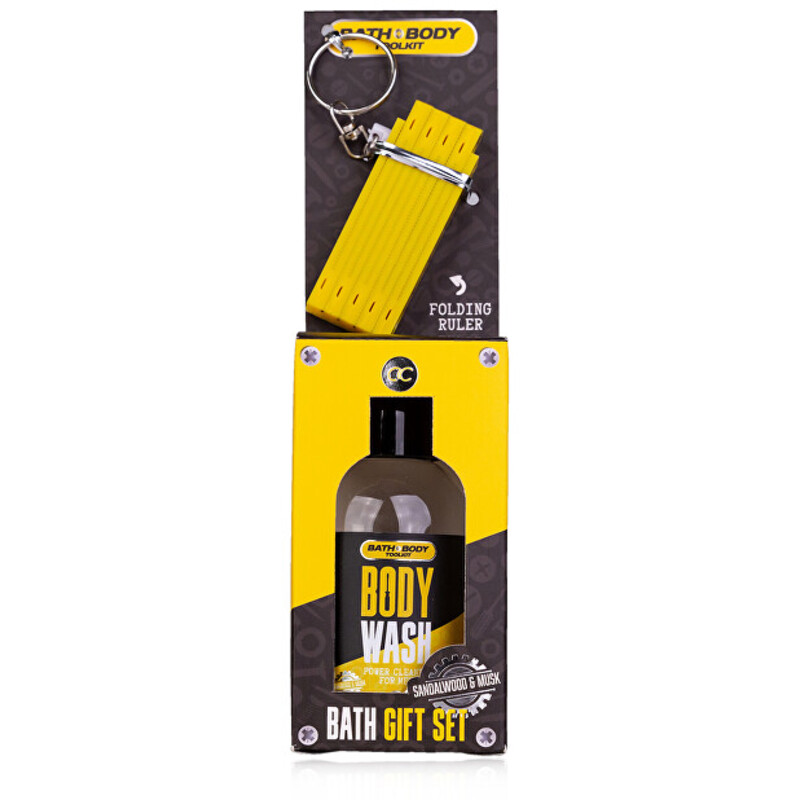 Detail produktu Men Bath and Body Toolkit Gift Set - Dárková sada se skládacím metrem Men Bath