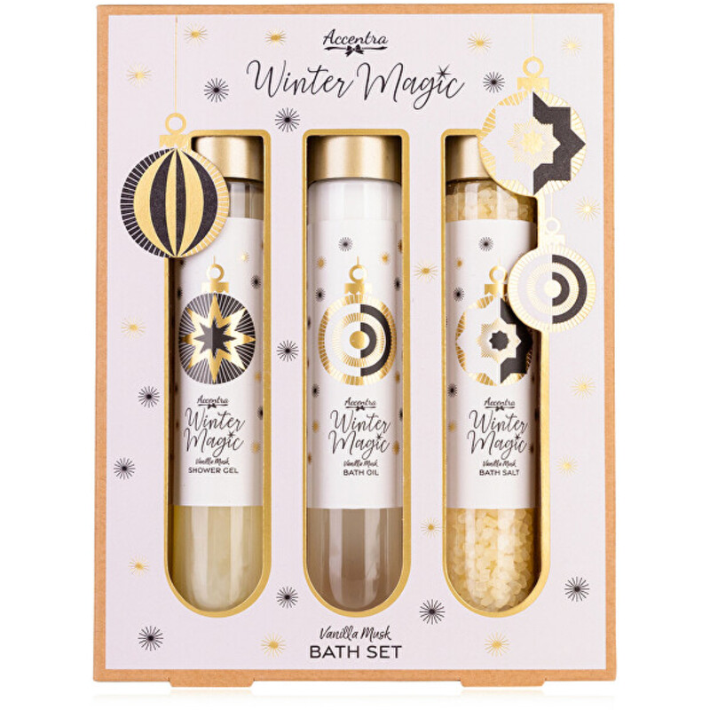 Detail produktu Winter Magic Vanilla Musk Bath Care Set - Dárková sada koupelové péče Winter Magic
