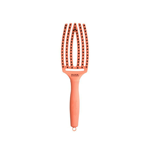 Detail produktu FingerBrush Medium Coral Hairbrush - Antistatický kartáč na vlasy FingerBrush Medium