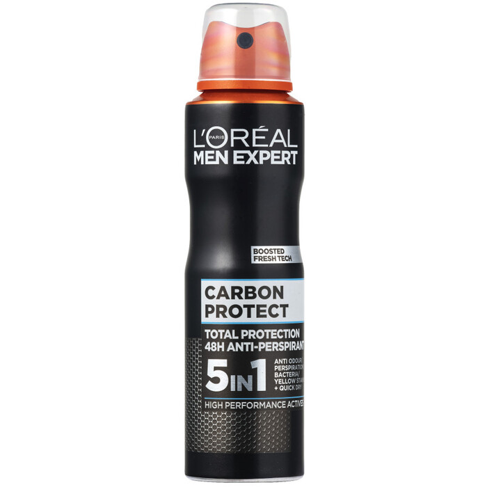 Detail produktu MEN EXPERT Carbon Protect Anti-Perspirant - Antiperspirant pro muže MEN EXPERT