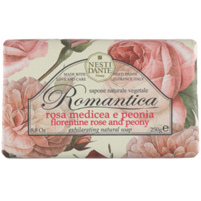 Detail produktu Romantica Natural Soap Florentine Rose & Peony - Tuhé mýdlo Romantica Natural