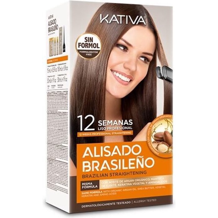 Detail produktu Brazilian Straightening Kit - Sada s keratinem pro narovnání vlasů Brazilian Straightening
