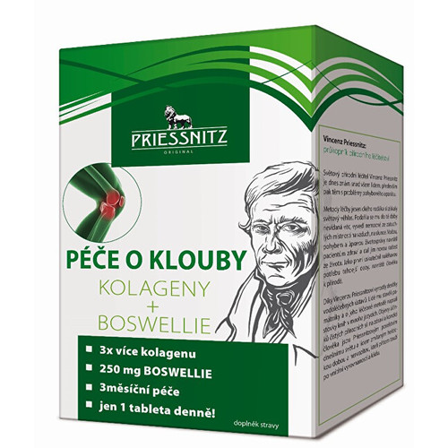 Detail produktu Priessnitz Kolageny + Boswellie péče o klouby 90 + 30 tbl. Priessnitz Kolageny
