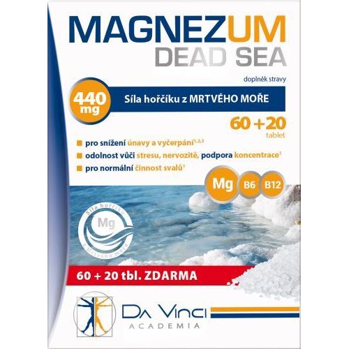 Detail produktu Magnezum Dead Sea 80 tbl. Magnezum Dead