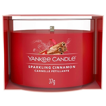 Detail produktu Sparkling Cinnamon ( třpytivá skořice ) - Votivní svíčka ve skle Sparkling Cinnamon