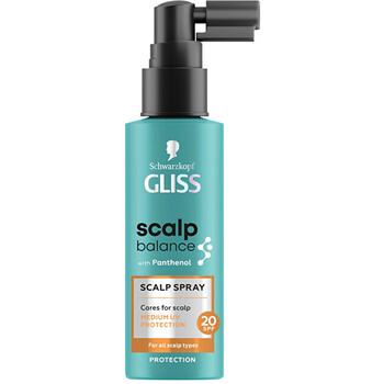 Detail produktu Gliss Kur Scalp Spray SPF 20 - Ochranný sprej na pokožku hlavy Gliss Kur