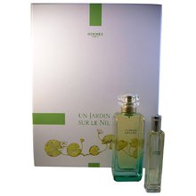 Detail produktu Hermes Un Jardin Sur Le Nil Dárková sada EDT 100 ml a miniaturka Hermes Un Jardin Sur Le Nil EDT 15 ml Hermes Un